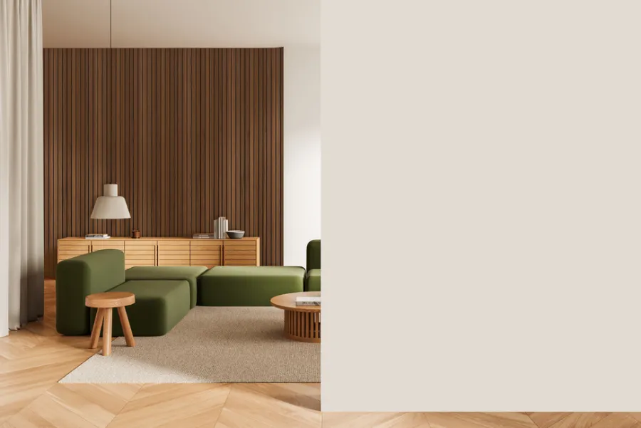 Akustikkpanel|Veggpanel^ Deco Spilepanel 12 x 600 x 2400 mm Walnut