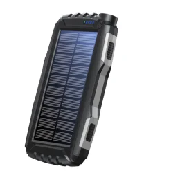 Lyd & Tilbehør Til Mobiltelefoner^Denver PSO-20010MK2 Solar Powerbank