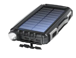 Lyd & Tilbehør Til Mobiltelefoner^Denver PSO-20010MK2 Solar Powerbank