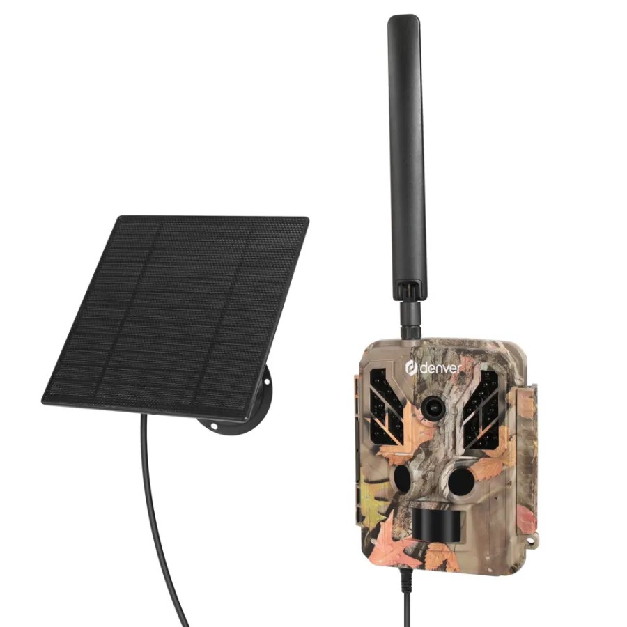 Kameraer^Denver WSL-8050 viltkamera m/solpanel