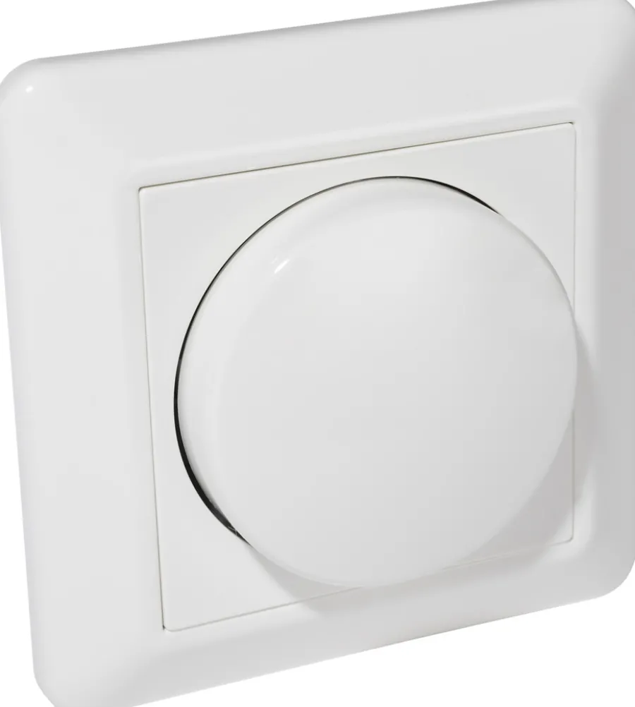 Stikkontakter & Brytere^ELKO Dimmer RS 316 GLED - Polarhvit