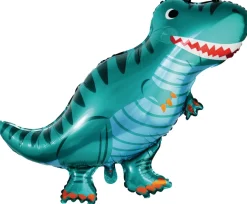 Pynt & Festutstyr^ Dinosaur folieballong 1 stk. B94 x H63 cm