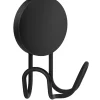 Håndkleholdere|Knagger & Knaggrekker^Beslagsboden Dobbel krok Ø55 mm - svart