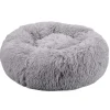 Hunde- Og Katteartikler^Petzone Donut hundeseng lys grå Ø60 cm
