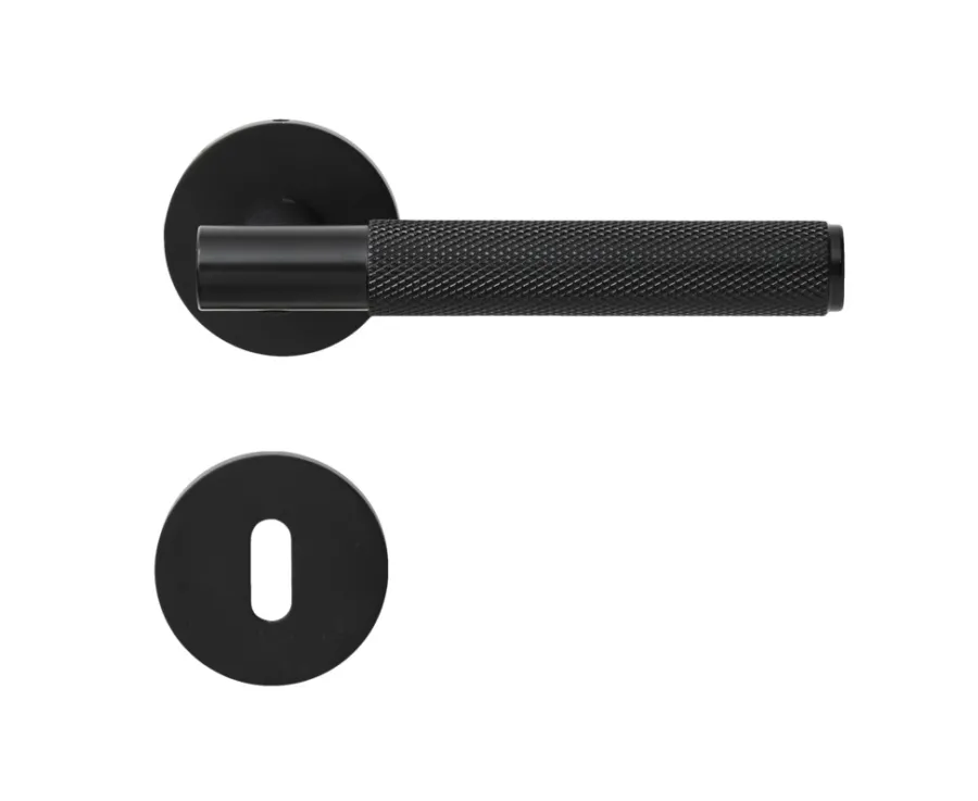 Dørhåndtak & Nøkkelsylindere^Homefixer Dørhåndtak 13,5 cm matt svart -
