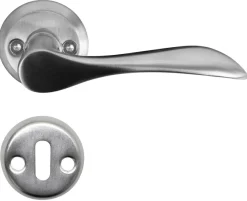 Dørhåndtak & Nøkkelsylindere^Home it Dørhåndtak 110 mm børstet stål