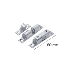 Dør- & Vindusbeslag^Home it Dørholder 8 x 60 mm krom