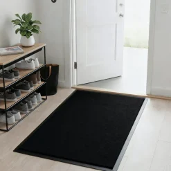Dørmatter^ Dørmatte svart 80 x 120 cm