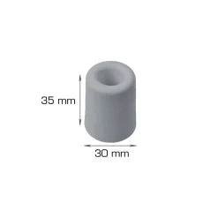 Dørstoppere^Home it Dørstopper gummi Ø30 x H35 mm