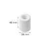 Dørstoppere^Home it Dørstopper Ø38 x H48 mm hvit plast
