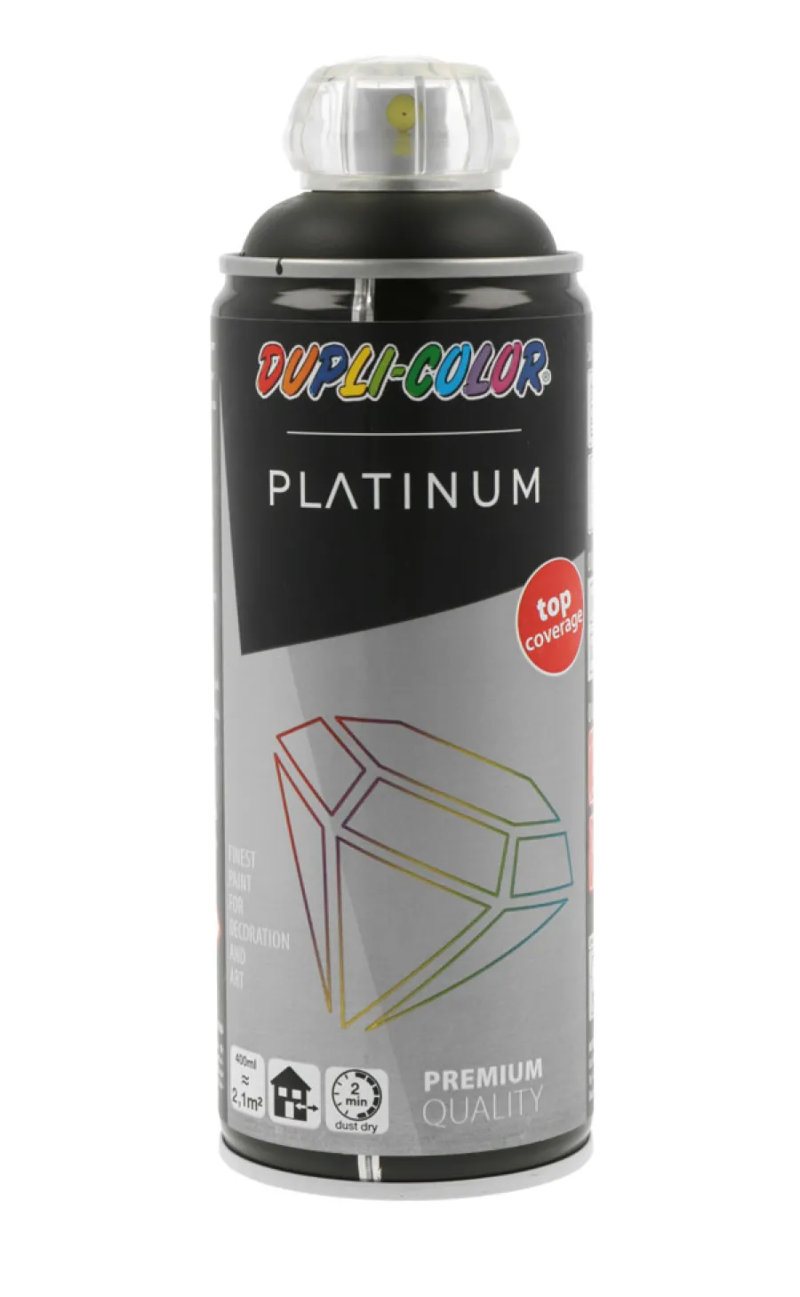 Spraymaling^Dupli-Color Platinum spraymaling matt Svart