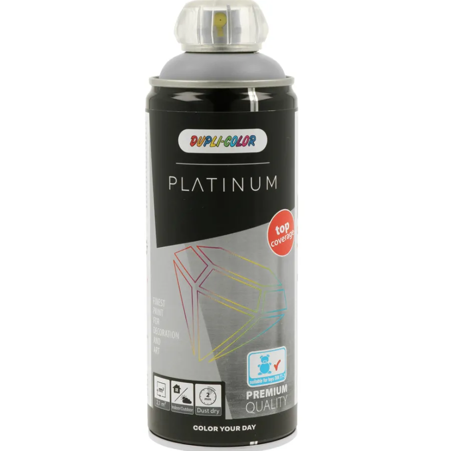 Spraymaling^Dupli-Color Platinum spraymaling Sølvgrå