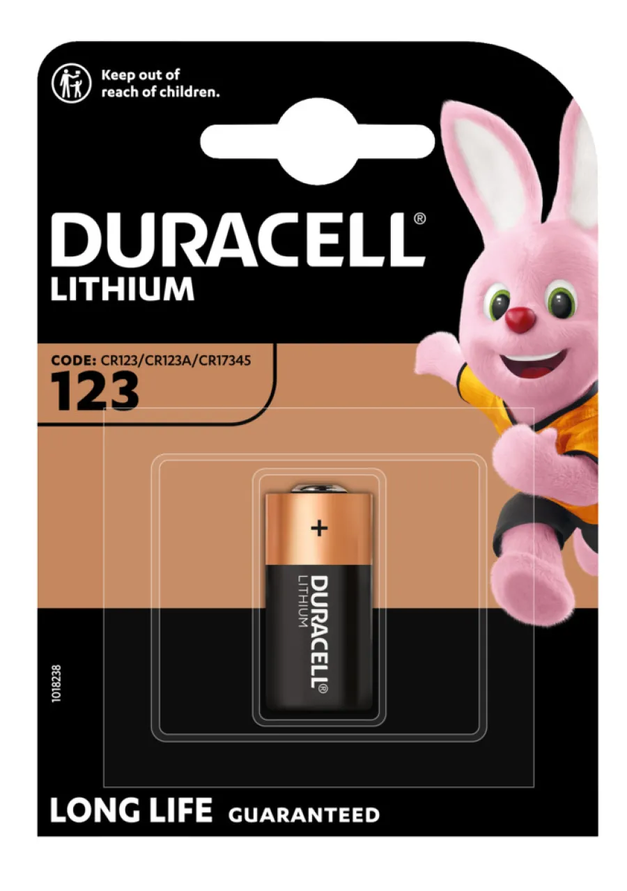 Batterier^Duracell High Power Litium 123 batteri 1-pk.