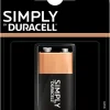 Batterier^Duracell Plus 9 V alkalisk batteri 1-pk.