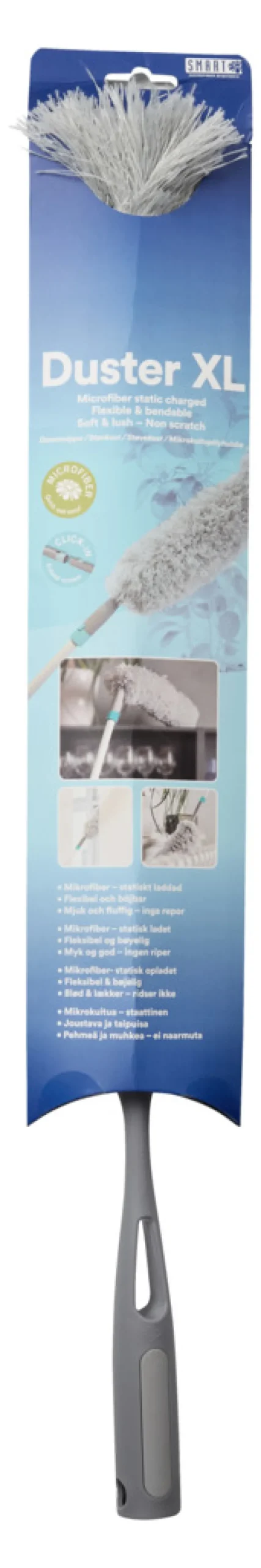 Rengjøringsartikler^Smart Microfiber System Duster 66 cm med klikk-system – Smart