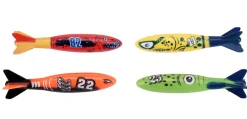 Sesongavslutning|Strand- & Badeleker^Ud & Leg Dykkefisk 4-pk. -