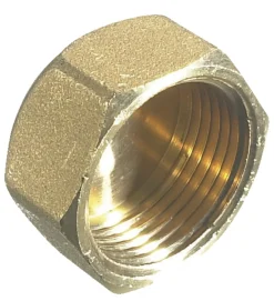 Rørkoblinger^ Endemuffe 3/4" messing