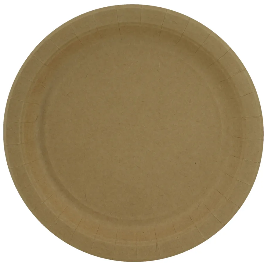 Husholdningsartikler|Borddekking^ Engangstallerken i papir Ø23 cm 10 stk.