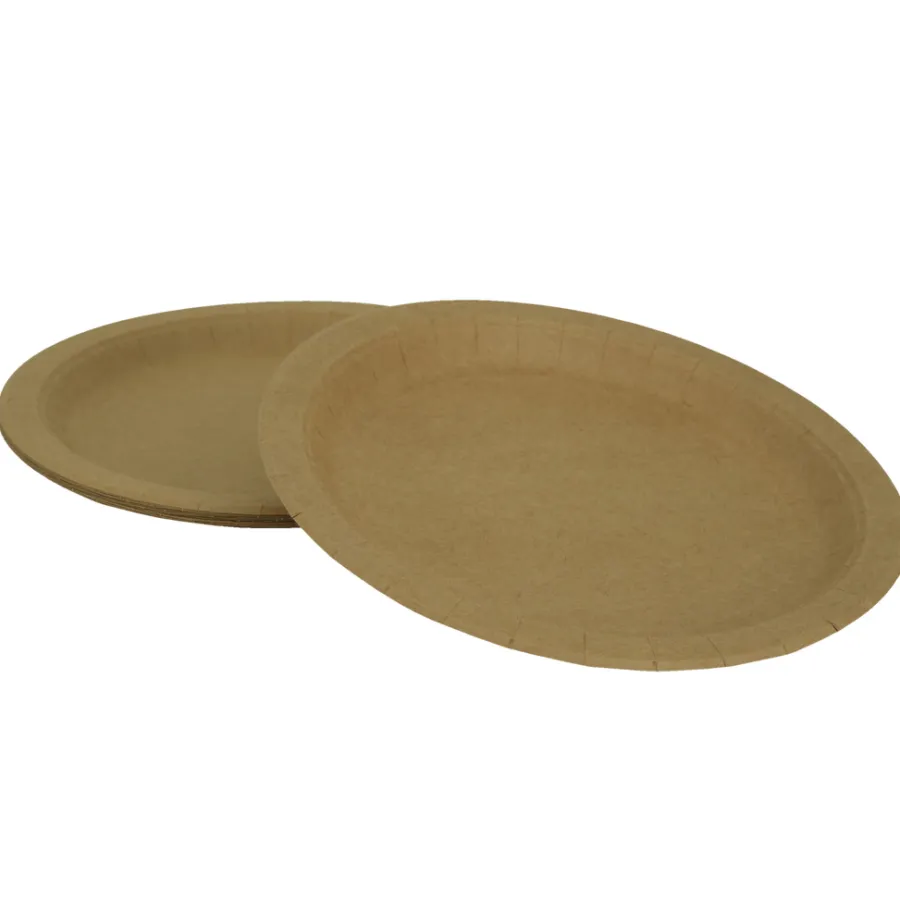 Husholdningsartikler|Borddekking^ Engangstallerken i papir Ø23 cm 10 stk.