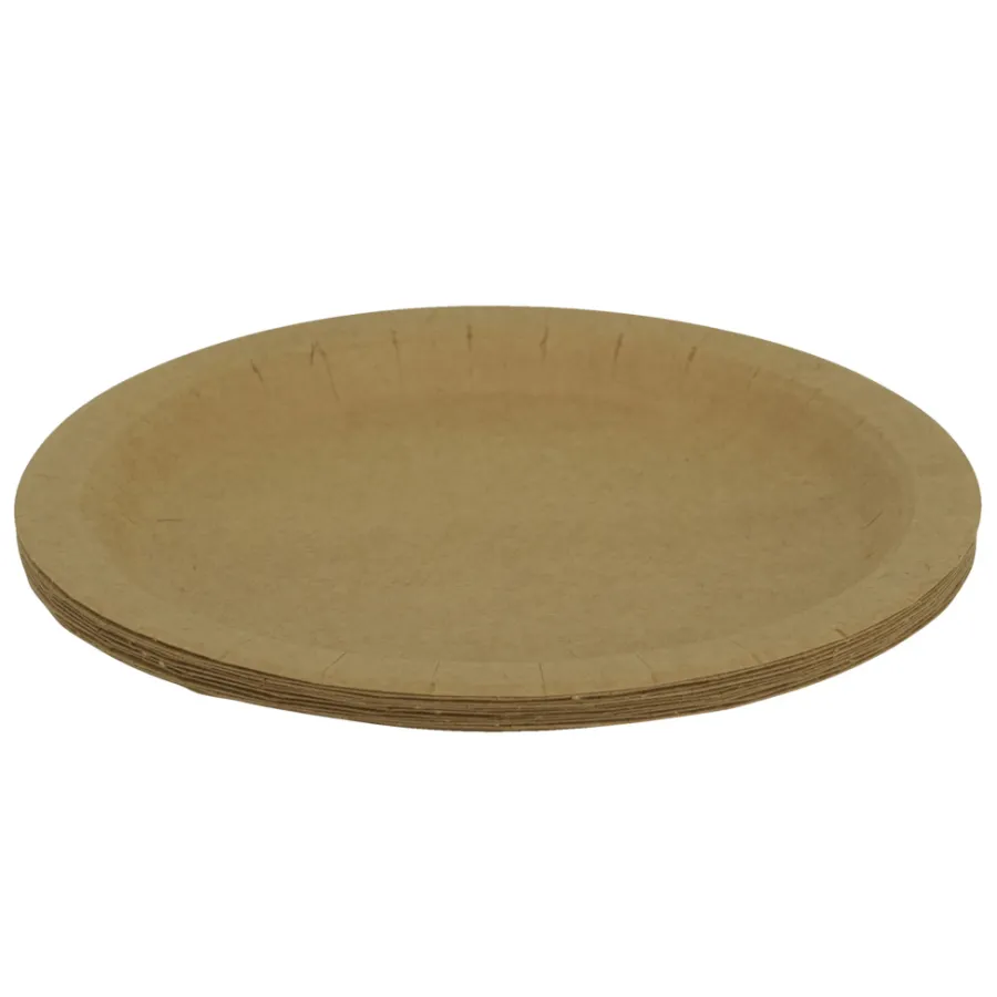 Husholdningsartikler|Borddekking^ Engangstallerken i papir Ø18 cm 10 stk.
