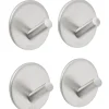 Håndkleholdere|Knagger & Knaggrekker^Beslagsboden Enkel krok Ø30 mm 4 pk. - børstet stål
