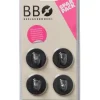 Knagger & Knaggrekker|Tilbehør Til Badet^Beslagsboden Enkel krok Ø30 mm 4-pk. - matt svart