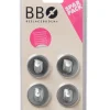 Håndkleholdere|Knagger & Knaggrekker^Beslagsboden Enkel krok selvklebende Ø30 mm 4-pk. - krom