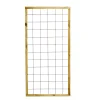 Gjerder|Espalier^ Espaliergjerde metall/tre rust 90 x 180 cm