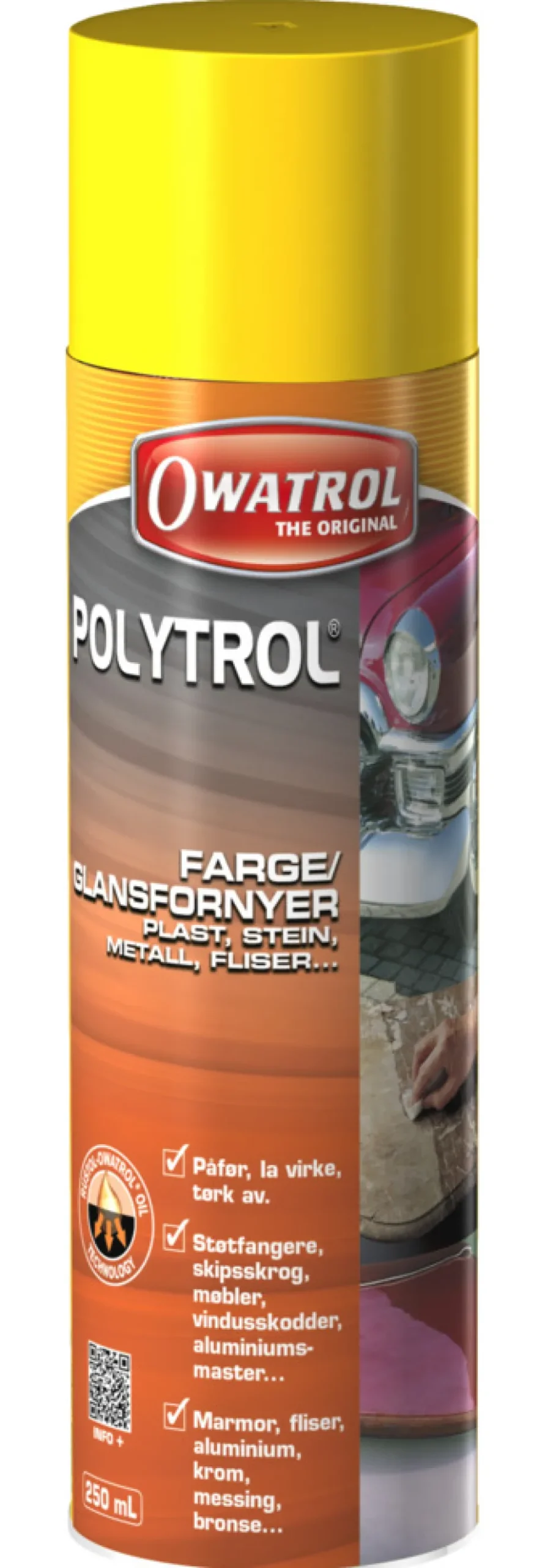 Båtutstyr & Båtpleie|Øvrige Kjemikalier^Owatrol Fargefornyer 250 ml spray Polytrol