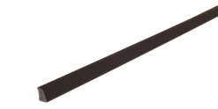 Lister^Hornbaek Feielist plast svart – 10 x 16 x 3000 mm