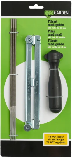 Motorsager & Kjeder^Garden Filsett til motorsagkjede 5 deler - ®