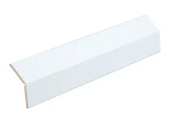 Lister^Rindalslist Flexilist 4x70x2400 mm med tape MDF Hvit folie NSC S 0502-Y (kan overmales)