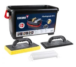 Murerverktøy^Eskimo Flisefugesett profi med spann -