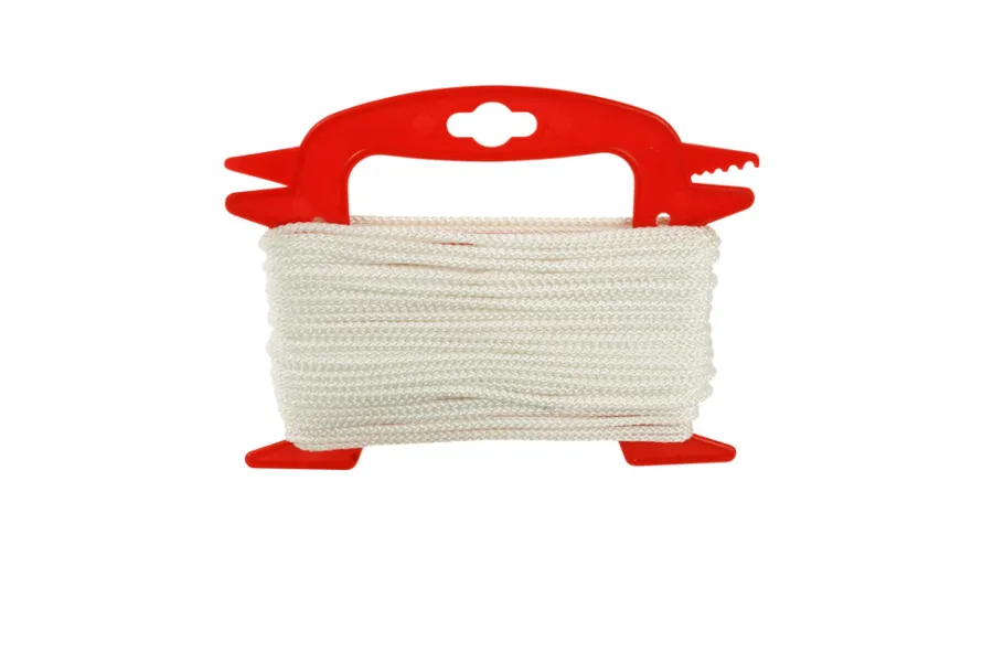 Tau & Snor^ Flisesnor hvit 3 mm x 20 meter