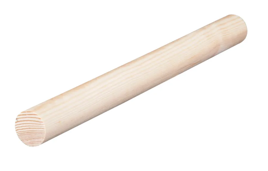Ubehandlet Tre|Lister^Rindalslist Furu rundstokk ubehandlet 28 mm x 2,4 meter