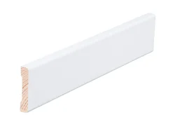 Lister^Rindalslist Furu 12x58 karmlist rund 2,2 meter Vannbasert maling hvit NCS S-0502Y