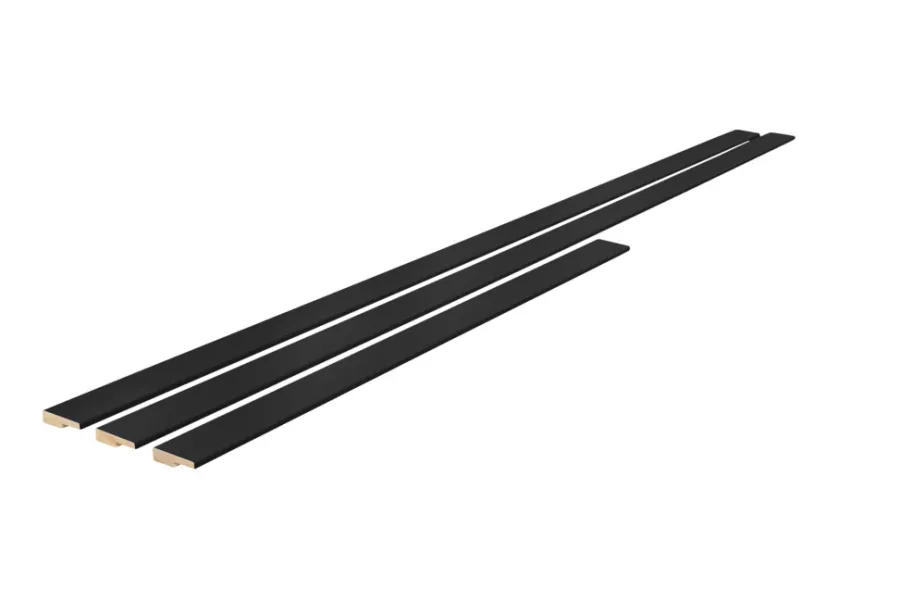 Lister^Rindalslist Furu 18x95 mm utforing dørpakke S 8500-N Dempet svart