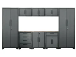 Arbeidsbord & Reoler^ Garasjeinnredning H192,5 x B330 x D47,2 cm