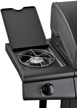 Gassgrill^Grillexpert Gassgrill 3 brennere og sidebrenner svart -