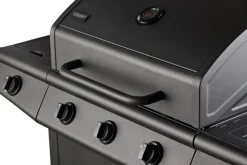Gassgrill^Grillexpert Gassgrill 3 brennere og sidebrenner svart -