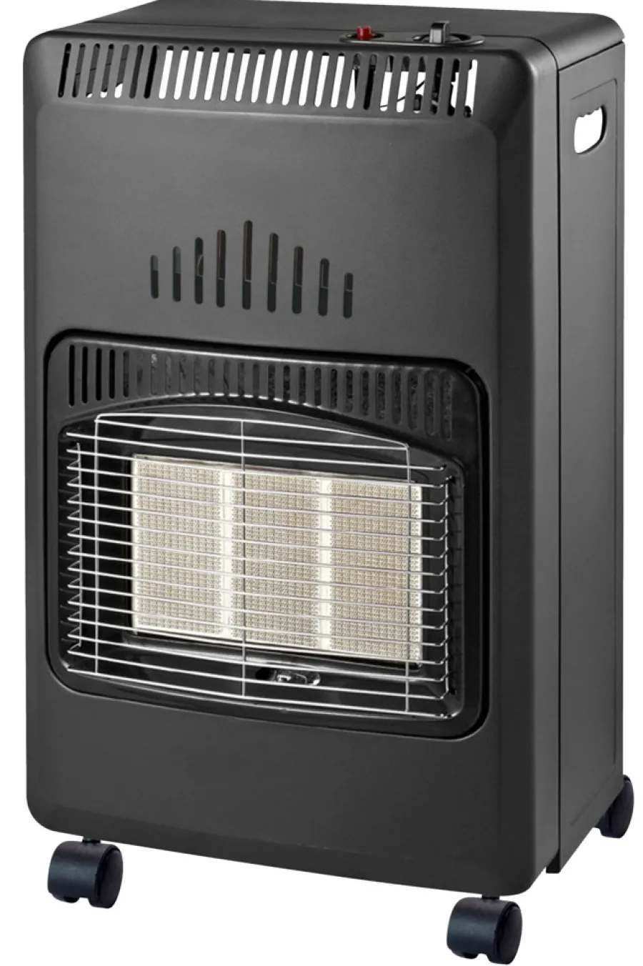 Gass- & Parafinovner^Grad Gassovn 4,2 kW - Koksgrå med kromrist