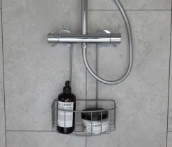 Tilbehør Til Badet^Geyser ® dusjkurv matt grå m/bøyleoppheng