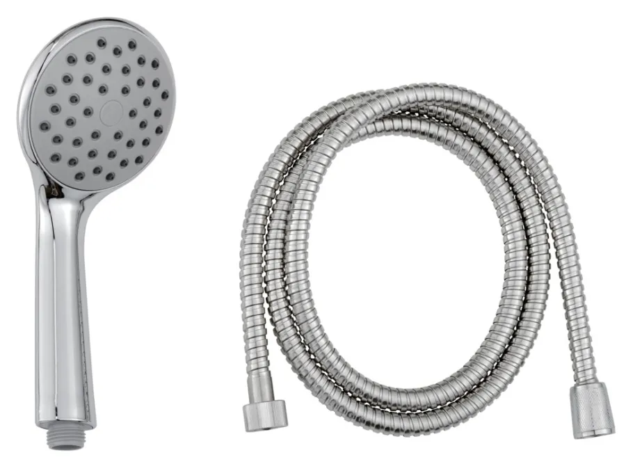 Dusjhoder & -Slanger^Geyser ® dusjsett m/hånddusj Ø100 mm Krom