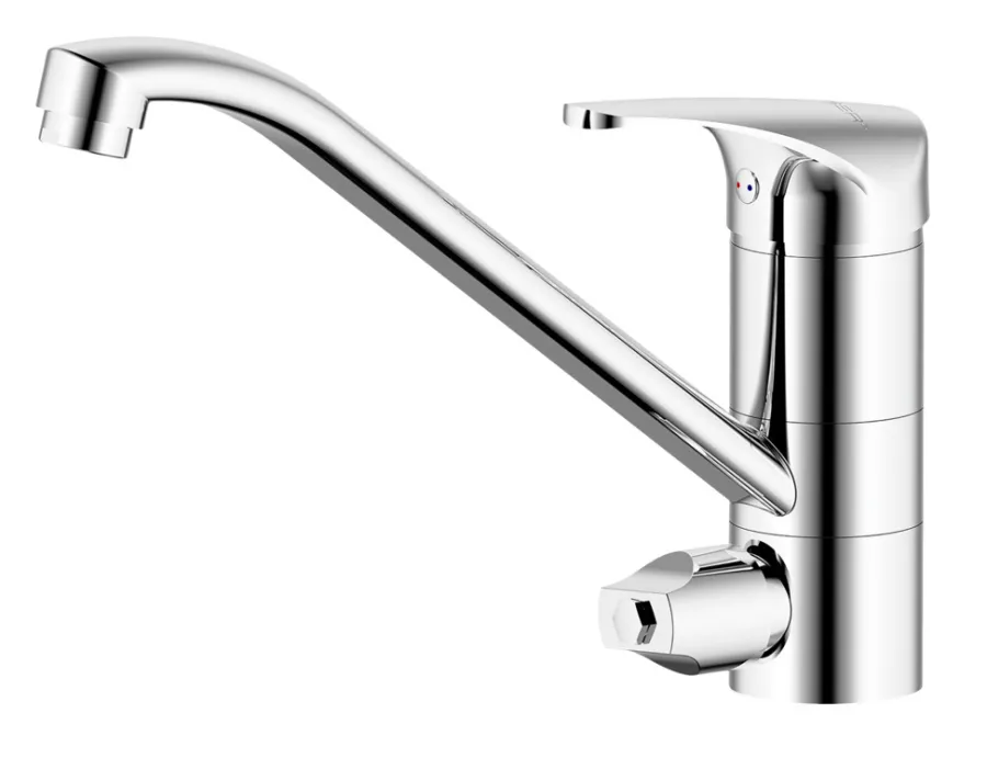 Kjøkkenbatterier^Geyser ® kjøkkenbatteri Rex krom