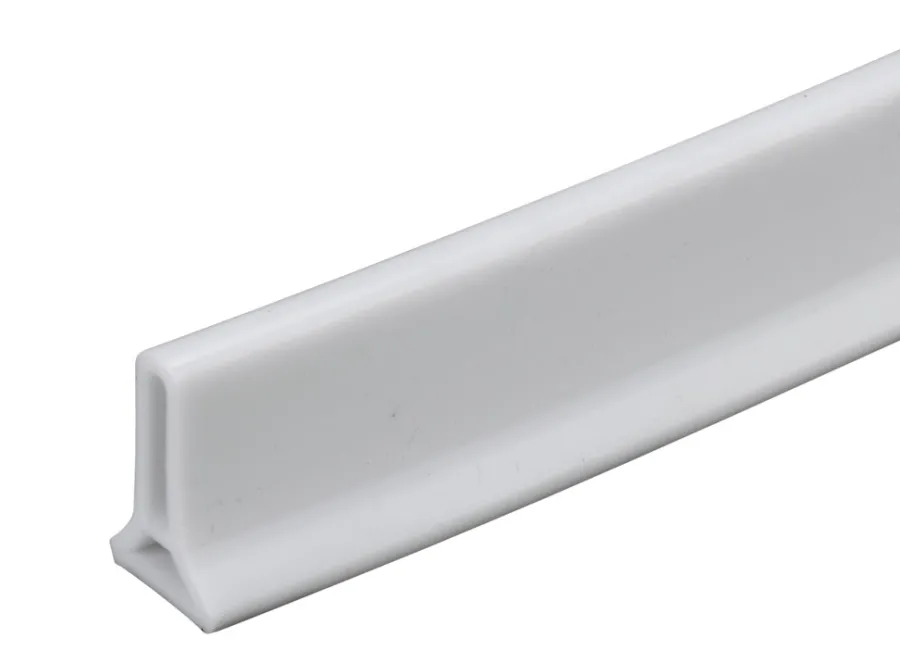 Tilbehør Til Badet^Geyser ® vannstoppende gulvskinne 1 meter Hvit