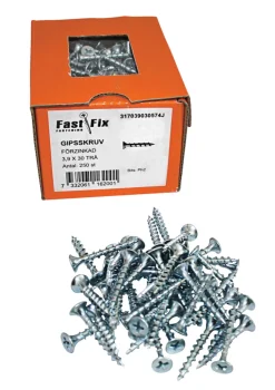 Skruer^Heco Gipsskrue kombi 3,9 x 32 mm - 250 stk.
