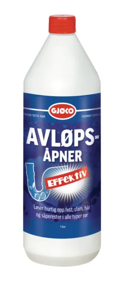 Rengjøringsmidler^Gjøco avløpsåpner 1 liter