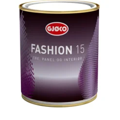 Tre- Og Metallmaling|Veggmaling^Gjøco Fashion 15 silkematt oljemaling 0,68 liter - Perlehvit 351