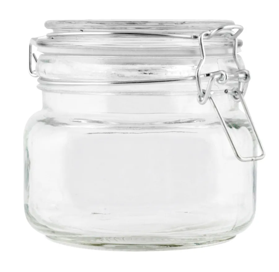 Oppbevaringsglass^DAY Glasskrukke med patentlokk 0,5 liter