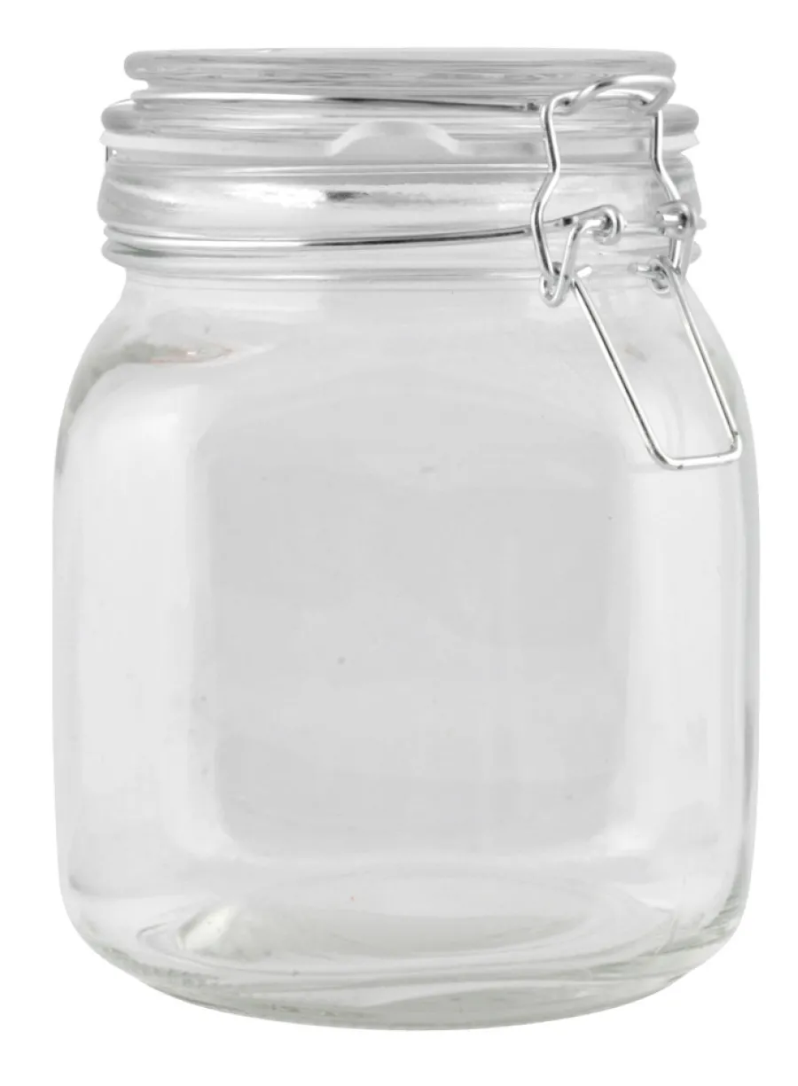 Oppbevaringsglass^DAY Glasskrukke med patentlokk 1 liter